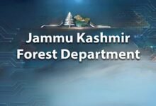 Forest Department officer posting Jammu Kashmir