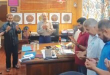 Gazanfar Ali Condolence Meeting Handicrafts Kashmir