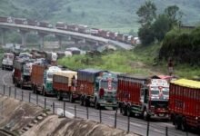 Highway Traffic Management fruit trucks