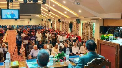 IUST Climate Conference with Manoj Sinha addressing climate resilience in Jammu Kashmir