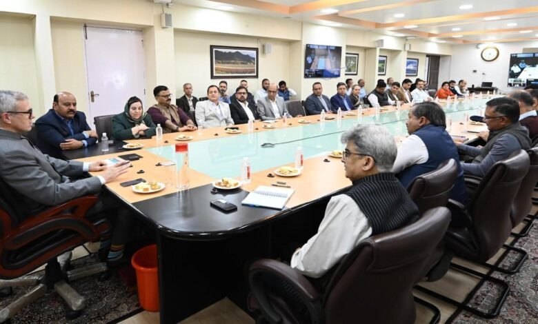 JK Cabinet Meeting discussing Mantalai PPP project and JKAS promotion