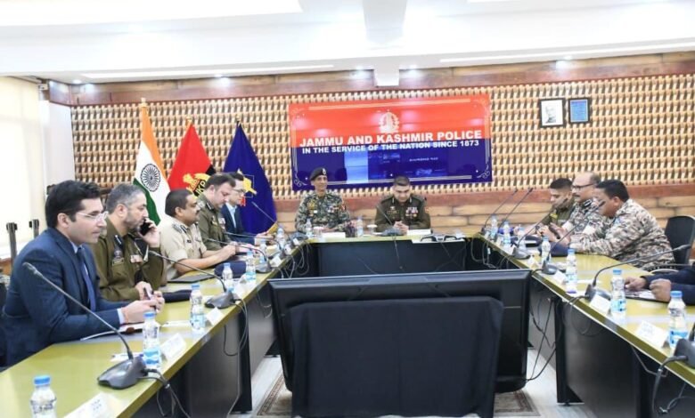 Kashmir Security Review meeting chaired by IGP VK Birdi in Srinagar