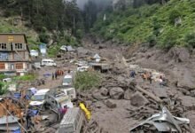 Kishtwar Cloudburst News showing flash flood damage in Chatroo area