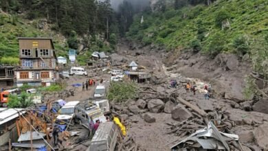 Kishtwar Cloudburst News showing flash flood damage in Chatroo area