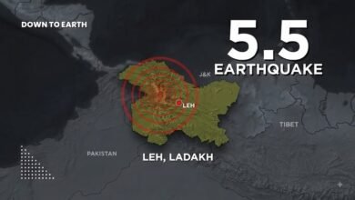 Leh Earthquake 5.5 Magnitude in Ladakh