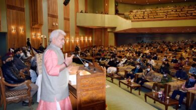 LG Climate Message by Manoj Sinha at IUST conference on climate resilience