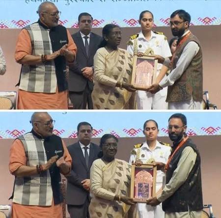 National Handloom Award Jammu Kashmir artisans