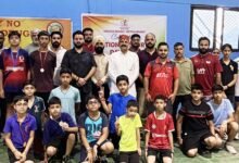 National Sports Day Udhampur Table Tennis event