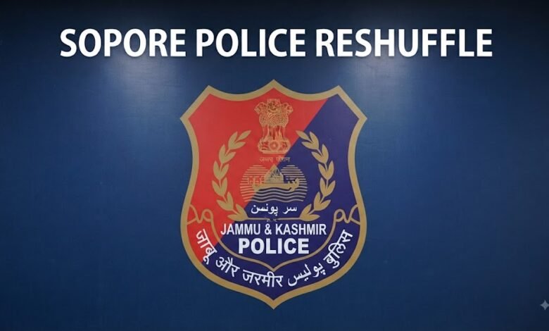 Sopore Police Reshuffle transfer posting