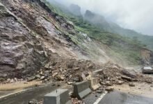 SSG Road reopened after landslides cleared