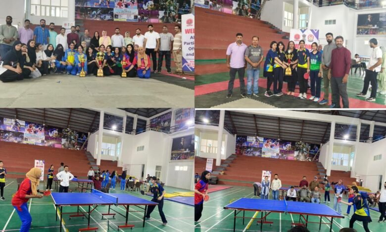 U-17 Girls Table Tennis Championship Srinagar winner