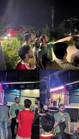 Uri Street Light Inspection by SDM Prince Kumar