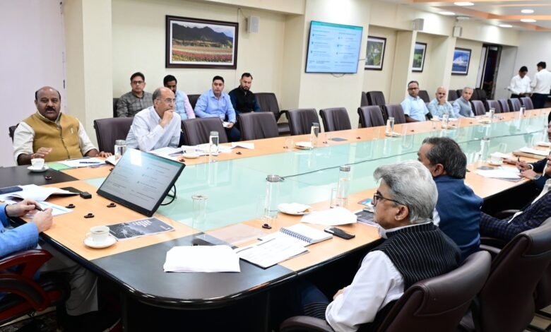 CM Omar Abdullah reviews draft Industrial Policy Jammu Kashmir