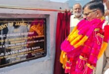 Mendhar Road Development foundation stone ceremony