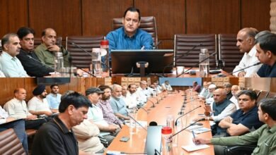 Fruit Mandi Infrastructure Kashmir meeting with Javid Dar
