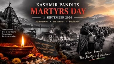 Kashmiri Pandit Balidan Diwas 2026 tribute programme