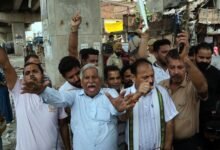 Nai Basti Shopkeepers Protest in Jammu