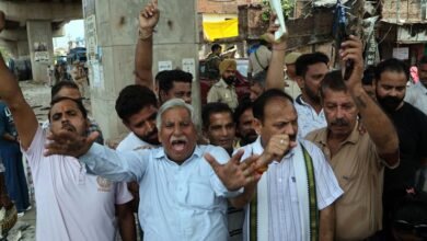 Nai Basti Shopkeepers Protest in Jammu