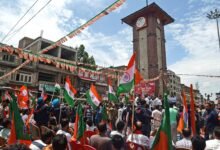 Srinagar Protest security deployment in Lal Chowk